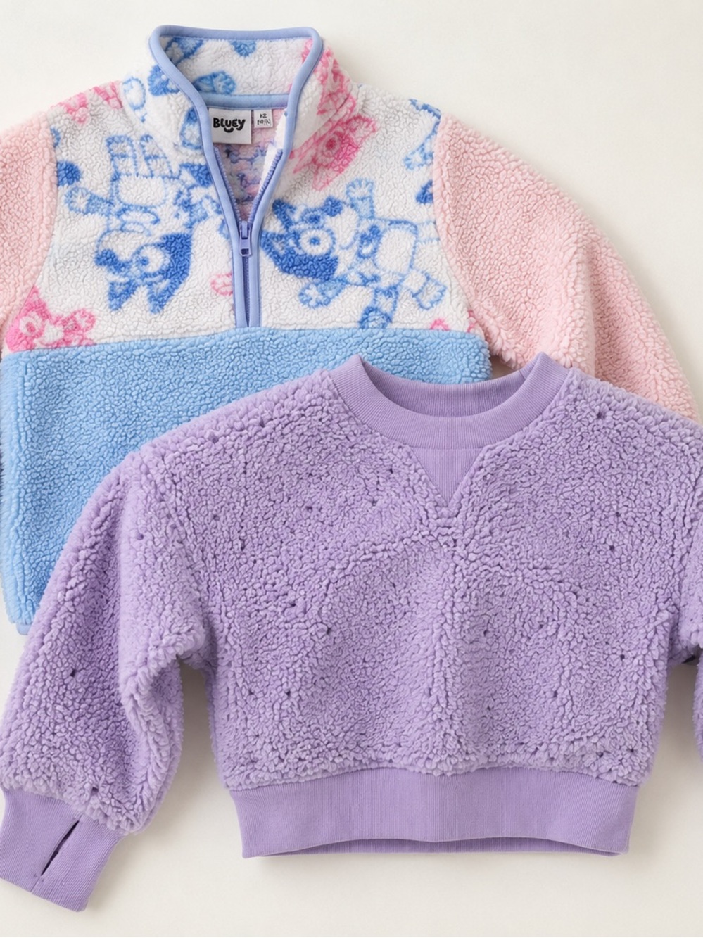 Girls XS 4/5 Sherpa Fleece Bundle Bluey & All in Motion